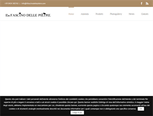 Tablet Screenshot of ilfascinodellepietre.com